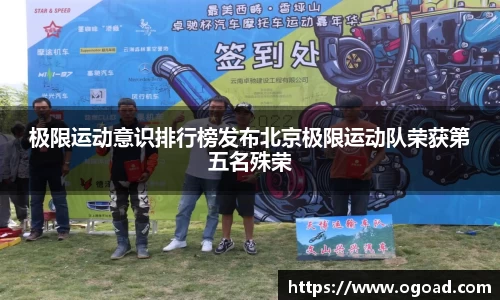 极限运动意识排行榜发布北京极限运动队荣获第五名殊荣